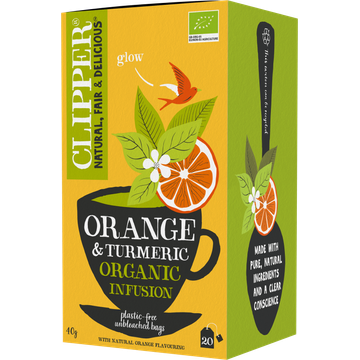 Clipper Orange & Turmeric Organic Infusion 20 Stuks 40 g