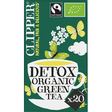 Clipper Detox Organic Green Tea 20 Stuks 40 g