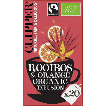 Clipper Rooibos & Orange Organic Infusion 20 Stuks 40 g