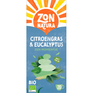 Zonnatura Bio Citroengras & Eucalyptus Zen Momentje met Tulsi 20 Zakjes 35 g