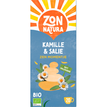 Zonnatura Bio Kamille & Salie Zen Momentje 20 Zakjes 30 g