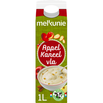 Melkunie Appel Kaneel Vla met Stukjes Appel 1 L
