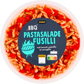 Jumbo BBQ Pastasalade Fusilli met Tomaat, Paprika en Courgette 300 g