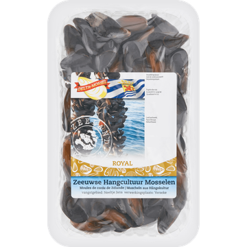 Delta Mossel Royal Zeeuwse Hangcultuur Mosselen 1 kg