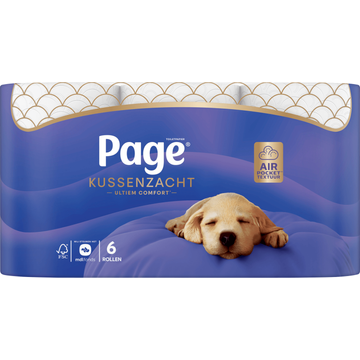 Page Kussenzacht Toiletpapier 6-rollen
