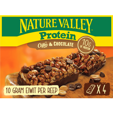 Nature Valley Protein Coffee & Chocolate 4 Stuks