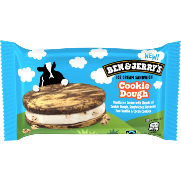 Ben & Jerry's Cookie Dough Sandwich 120 ml 1 Stuk