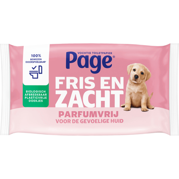 Page Vochtig Toiletpapier Sensitive