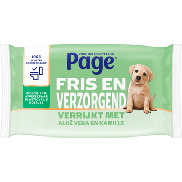 Page Vochtig Toiletpapier Aloë Vera
