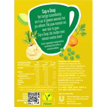 Knorr Erwt Cup-a-Soup 3 x 175 ml