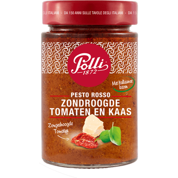 Polli Pesto Rosso Zondroogde Tomaten en Kaas 190 g 