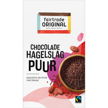 Fairtarde Original Chocolade Hagelslag Puur 380 g