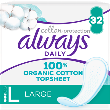 Always Daily Cotton Protection Inlegkruisjes