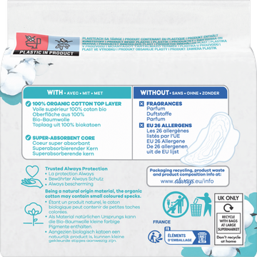 Always Cotton Protection Night Maandverband