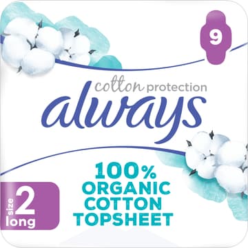 Always Always Cotton Protection Long Maandverband