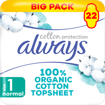 Always Cotton Protection Normal Maandverband x22