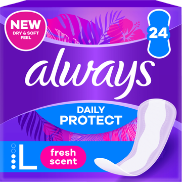 Always Daily Protect Long Met Een Frisse Geur Inlegkruisjes