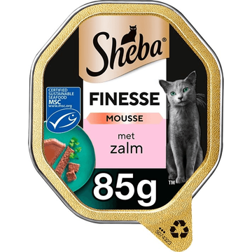 Sheba Finesse Mousse met Zalm 85 g