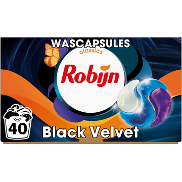 Robijn Classics 3-in-1 Wascapsules Black Velvet 40 wasbeurten