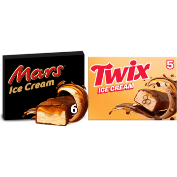 Mars & Twix ijs