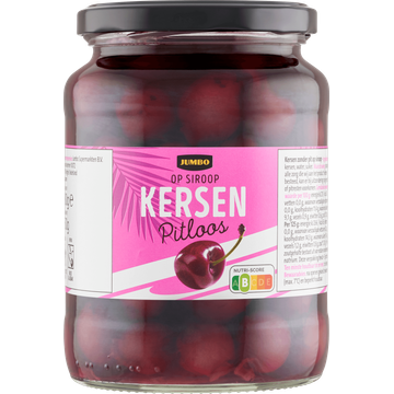 Jumbo Kersen op Siroop Pitloos 680 g