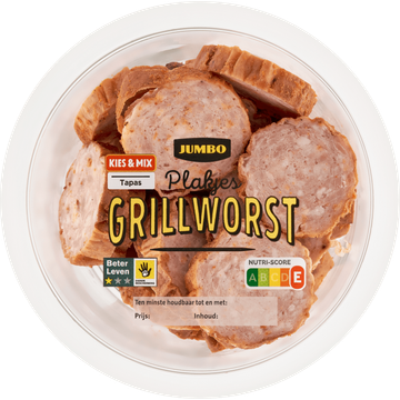 Jumbo Grillworst Plakjes 175 g