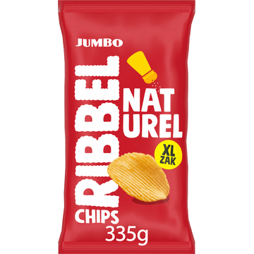 Jumbo Ribbelchips Naturel 335 g