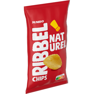 Jumbo Ribbelchips Naturel 250 g