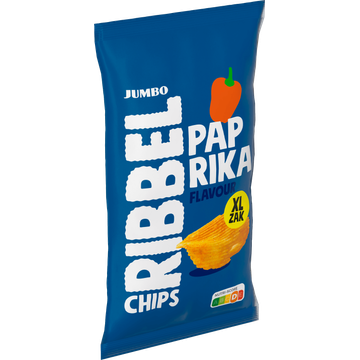 Jumbo Ribbelchips Paprika 335 g