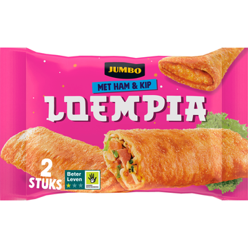 Jumbo Loempia met Ham & Kip 2 Stuks