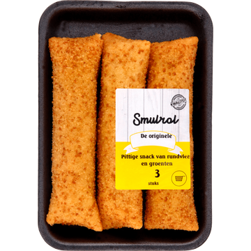 Ambachtelijke Snacks Smulrol de Originele 3 Stuks