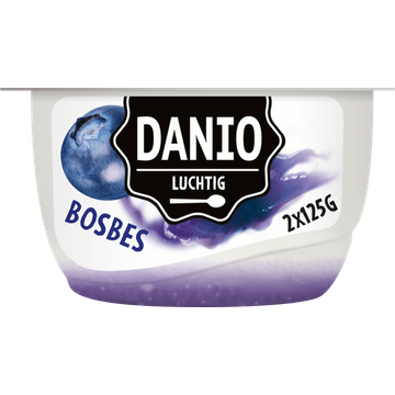 Danio Luchtige Kwark Bosbes 2 x 125 g