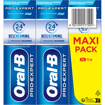 Oral-B Professional Protection Tandpasta 3x75ml
