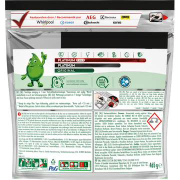 Dreft Platinum Plus All In One Vaatwastabletten Anti-dofheidstechnologie 30 X