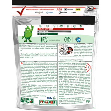 Dreft Platinum Plus All In One Vaatwastabletten Anti-dofheidstechnologie 40 X