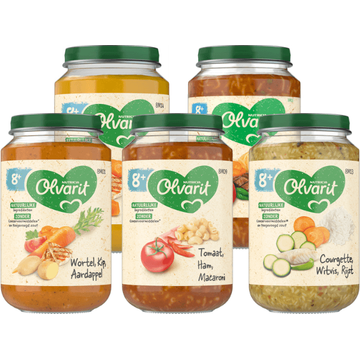 Olvarit Maaltijdpotjes 8+ Maanden 5 x 200g
