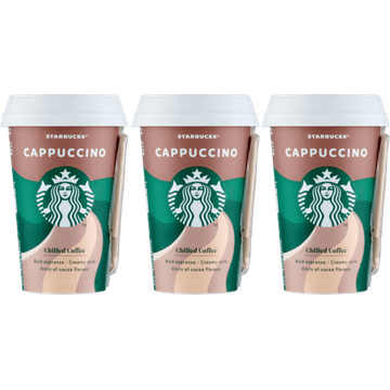 Starbucks Chilled Coffee Cappuccino ijskoffie 3 x 220ml