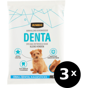 Jumbo Aanvullend Dierenvoeder Denta Small Dental Kauwsticks