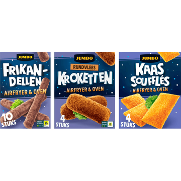 Jumbo Kroketten, Frikandellen en Kaassouflés