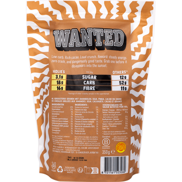 Holie's Granola Low Carb Cacao Nuts & Seeds 350 g