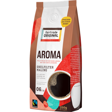 Fairtrade Original Aroma Snelfilter Maling 250 g