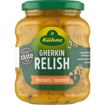 Kühne Gherkin Relish Mosterd 350 g