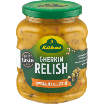 Kühne Gherkin Relish Mosterd 350 g