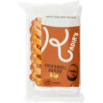 Kadir's Frikandelbrood Kip 2 Stuks
