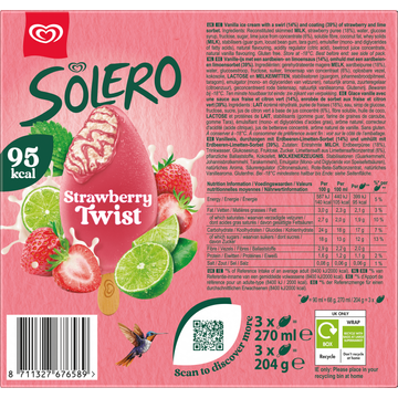 Ola Solero Strawberry Twist 3x90 ml