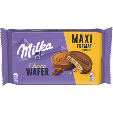 Milka Choco Wafer Koekjes Melkchocolade 300g