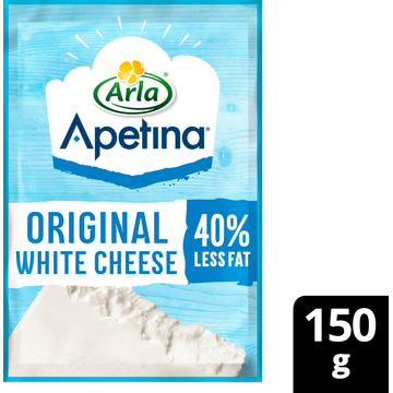 Arla Apetina witte kaas plak 40% minder vet