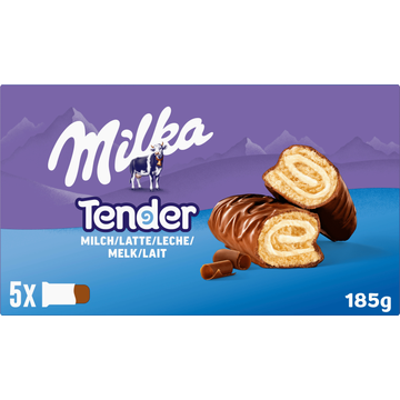 Milka Tender Chocolade Rolcake Melk 5 x 37 g
