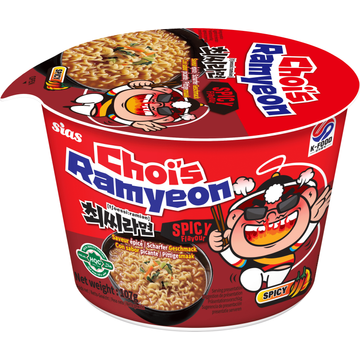 Choi's Ramyeon Instant Tarwenoedels Pittige Smaak 107g