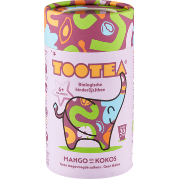 TooTea Biologische Kinder(ijs)thee Mango en Kokos 6+ Maanden 100 g